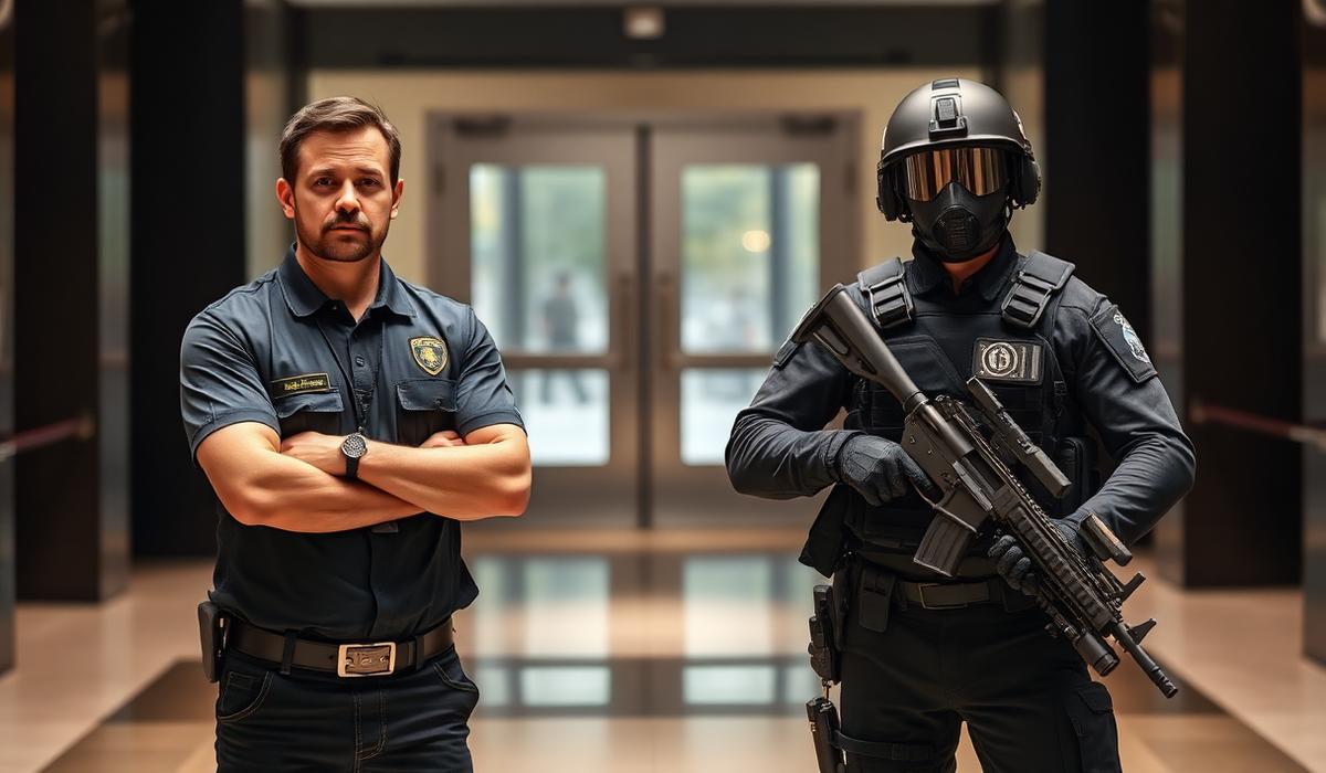 Controlador de Acesso × Vigilante Patrimonial
